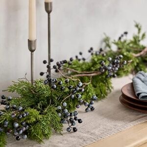 NWT Anthropologie Terrain Blueberry  Garland